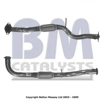 Tuyau d'échappement BM CATALYSTS