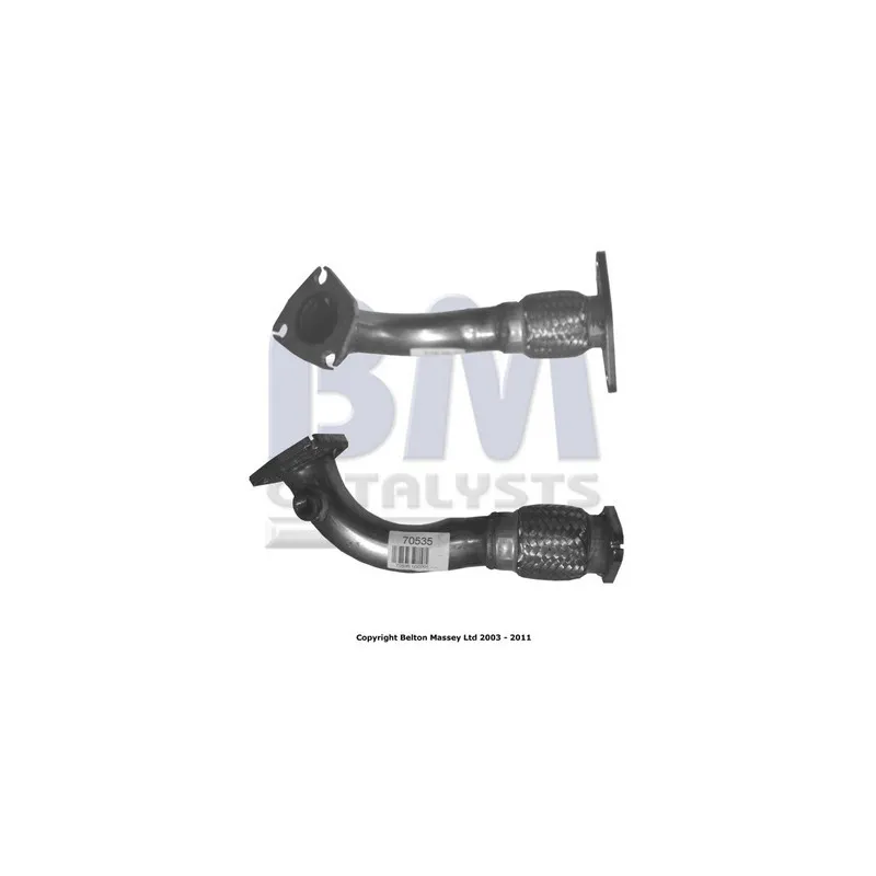 Tuyau d'échappement BM CATALYSTS BM70535
