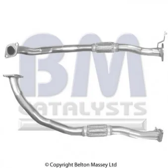 Tuyau d'échappement BM CATALYSTS BM70550
