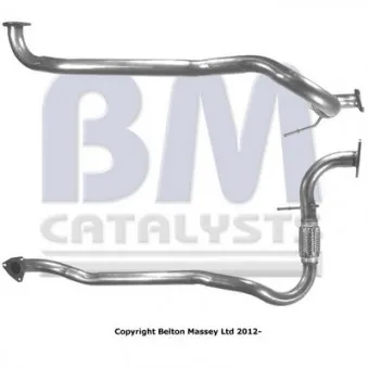 Tuyau d'échappement BM CATALYSTS BM70567
