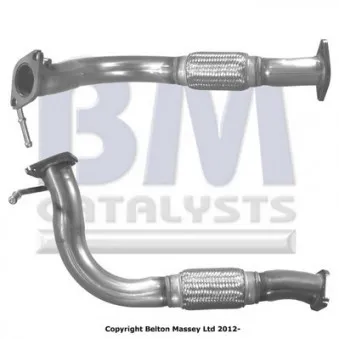 Tuyau d'échappement BM CATALYSTS BM70573