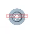 Jeu de 2 disques de frein avant KAMOKA 103003 - Visuel 2