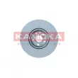 Jeu de 2 disques de frein avant KAMOKA 103009 - Visuel 2