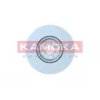 Jeu de 2 disques de frein avant KAMOKA 103010 - Visuel 1
