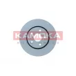 Jeu de 2 disques de frein avant KAMOKA 103013 - Visuel 2