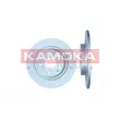 Jeu de 2 disques de frein arrière KAMOKA 103025 - Visuel 2