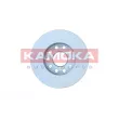 Jeu de 2 disques de frein arrière KAMOKA 103027 - Visuel 1