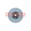 Jeu de 2 disques de frein arrière KAMOKA 103029 - Visuel 2