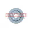 Jeu de 2 disques de frein arrière KAMOKA 103032 - Visuel 2