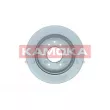 Jeu de 2 disques de frein arrière KAMOKA 103035 - Visuel 2