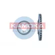 Jeu de 2 disques de frein arrière KAMOKA 103039 - Visuel 2