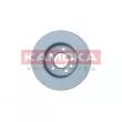 Jeu de 2 disques de frein arrière KAMOKA 103040 - Visuel 2