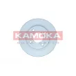 Jeu de 2 disques de frein avant KAMOKA 103044 - Visuel 1