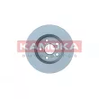 Jeu de 2 disques de frein avant KAMOKA 103048 - Visuel 2