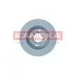 Jeu de 2 disques de frein avant KAMOKA 103050 - Visuel 2