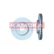 Jeu de 2 disques de frein avant KAMOKA 103053 - Visuel 2