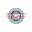 Jeu de 2 disques de frein avant KAMOKA 103056 - Visuel 2
