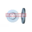 Jeu de 2 disques de frein avant KAMOKA 103058 - Visuel 2