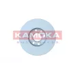Jeu de 2 disques de frein avant KAMOKA 103067 - Visuel 1