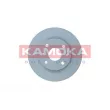 Jeu de 2 disques de frein avant KAMOKA 103069 - Visuel 2