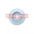 Jeu de 2 disques de frein avant KAMOKA 103070 - Visuel 2