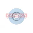 Jeu de 2 disques de frein avant KAMOKA 103074 - Visuel 1