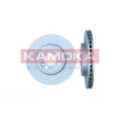 Jeu de 2 disques de frein avant KAMOKA 103074 - Visuel 2