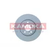 Jeu de 2 disques de frein avant KAMOKA 103094 - Visuel 2