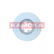 Jeu de 2 disques de frein avant KAMOKA 103142 - Visuel 1
