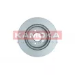 Jeu de 2 disques de frein arrière KAMOKA 103219 - Visuel 2