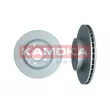 Jeu de 2 disques de frein avant KAMOKA 103251 - Visuel 1