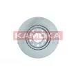 Jeu de 2 disques de frein avant KAMOKA 103323 - Visuel 2