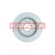 Jeu de 2 disques de frein arrière KAMOKA 103331 - Visuel 2