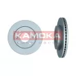 Jeu de 2 disques de frein avant KAMOKA 103332 - Visuel 1