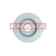 Jeu de 2 disques de frein arrière KAMOKA 103335 - Visuel 2
