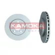 Jeu de 2 disques de frein avant KAMOKA 103341 - Visuel 1