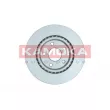 Jeu de 2 disques de frein avant KAMOKA 103342 - Visuel 2