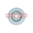 Jeu de 2 disques de frein arrière KAMOKA 103354 - Visuel 2