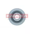 Jeu de 2 disques de frein arrière KAMOKA 103359 - Visuel 2