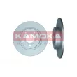 Jeu de 2 disques de frein arrière KAMOKA 103361 - Visuel 1