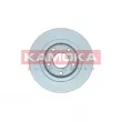 Jeu de 2 disques de frein arrière KAMOKA 103361 - Visuel 2