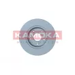 Jeu de 2 disques de frein arrière KAMOKA 103363 - Visuel 2