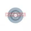Jeu de 2 disques de frein arrière KAMOKA 103368 - Visuel 2