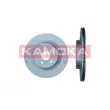 Jeu de 2 disques de frein arrière KAMOKA 103377 - Visuel 1