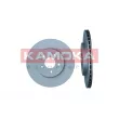 Jeu de 2 disques de frein arrière KAMOKA 103378 - Visuel 1