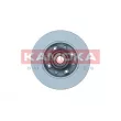 Jeu de 2 disques de frein arrière KAMOKA 103387 - Visuel 2