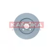Jeu de 2 disques de frein arrière KAMOKA 103391 - Visuel 2