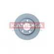 Jeu de 2 disques de frein arrière KAMOKA 103393 - Visuel 2