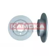 Jeu de 2 disques de frein arrière KAMOKA 103394 - Visuel 1