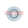 Jeu de 2 disques de frein arrière KAMOKA 103394 - Visuel 2